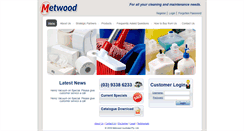 Desktop Screenshot of metwood.com.au